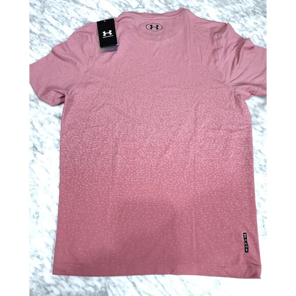 Under Armour Vanish Elite Seamless Fade Jersey top Prime Pink Men’s Medium NEW - Picture 5 of 10